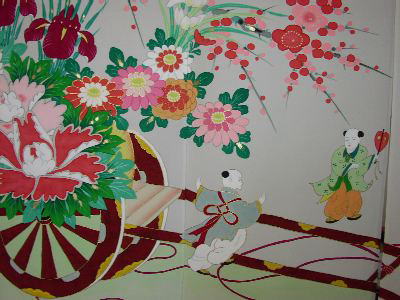 加賀友禅花嫁のれん