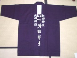 刺繍祭り袢纏　前