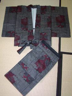 二部式きものにリフォーム　加工後